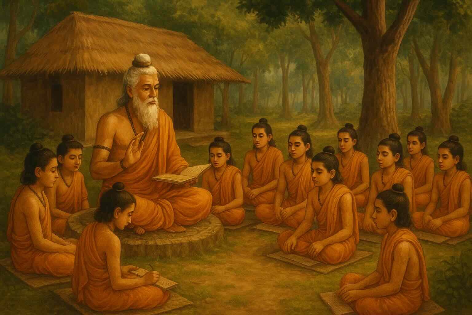 प्राचीन गुरुकुल पद्धति : शिक्षा का दिव्य स्वरूप