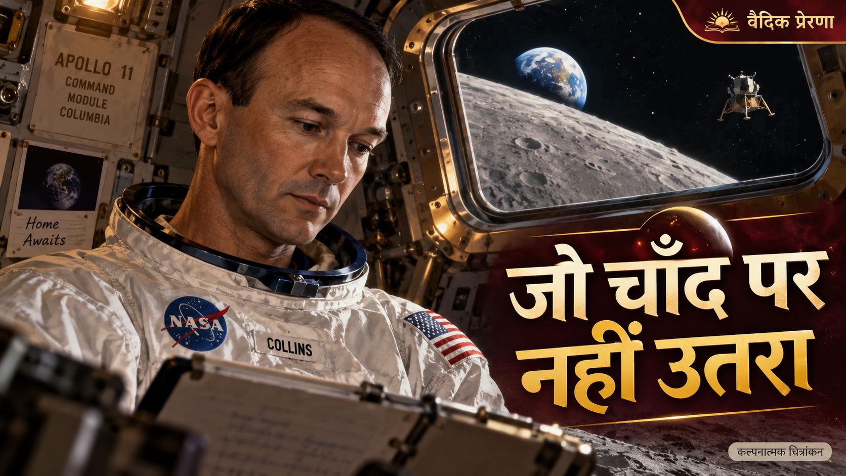 अपोलो-11 के माइकल कॉलिन्स: जो चाँद पर नहीं उतरा, उसकी भूमिका क्या थी?