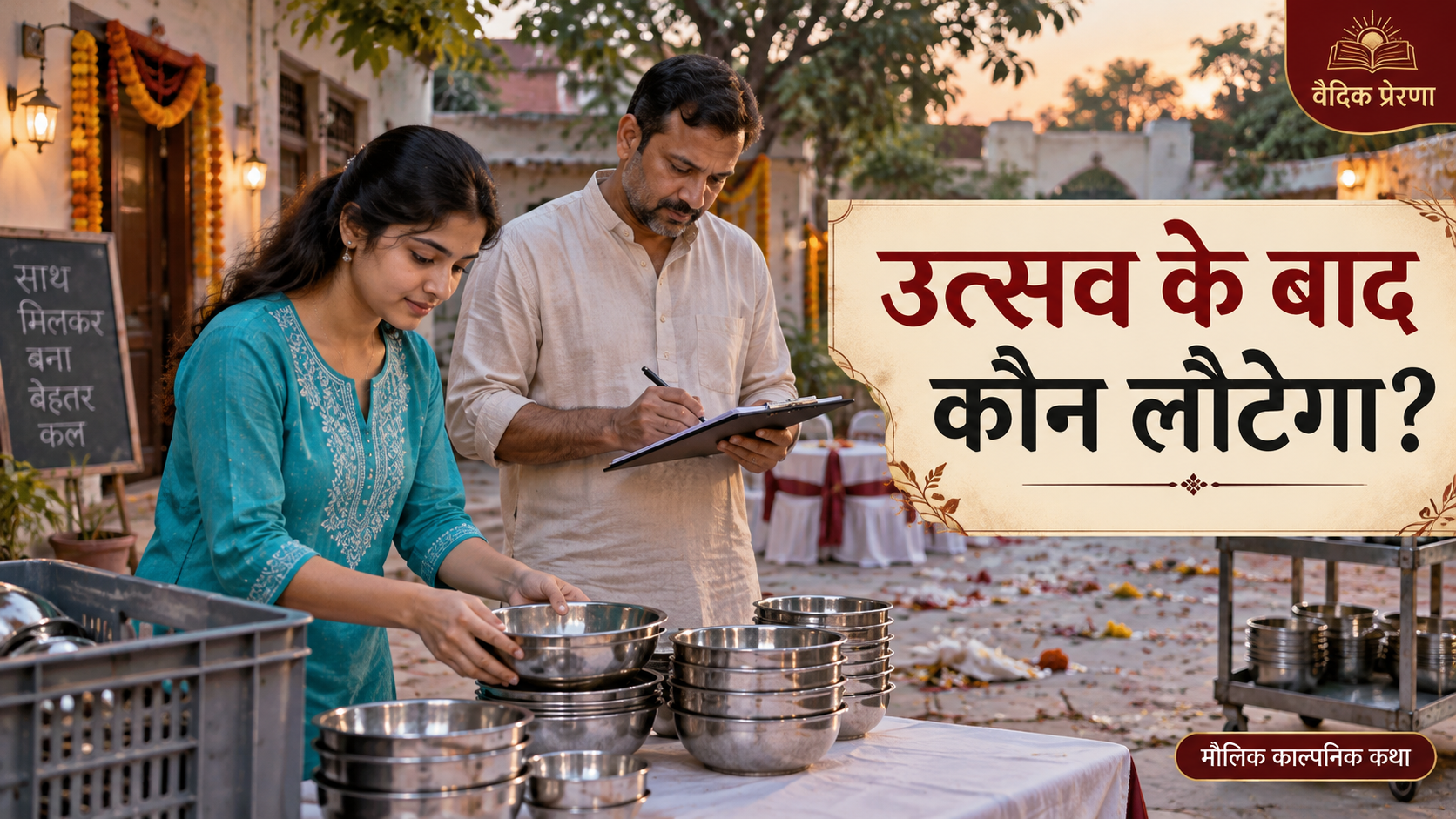 उत्सव के बाद कौन लौटेगा? खाली कटोरों ने दिखाई पूरी जिम्मेदारी
