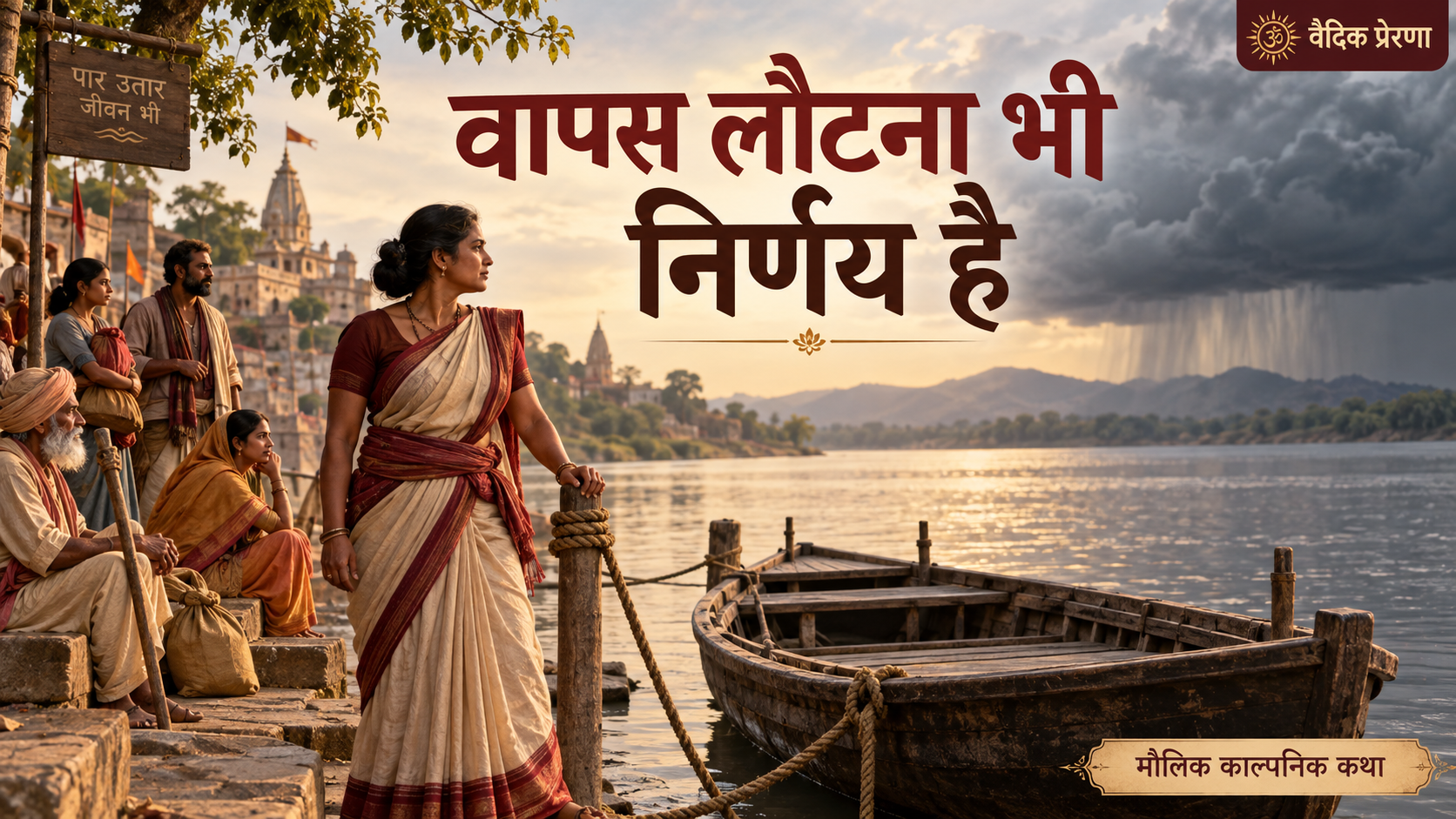 किनारे लौटती नाव: सबकी जल्दी के बीच नंदा का शांत निर्णय