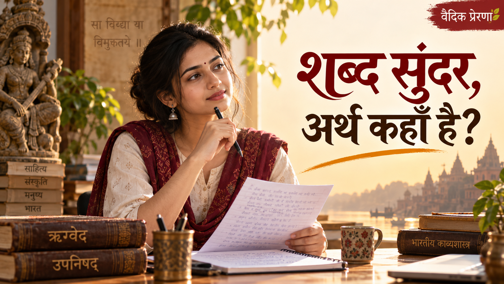 कालिदास का आरंभ: सुंदर शब्द तभी काम आते हैं जब अर्थ साथ हो