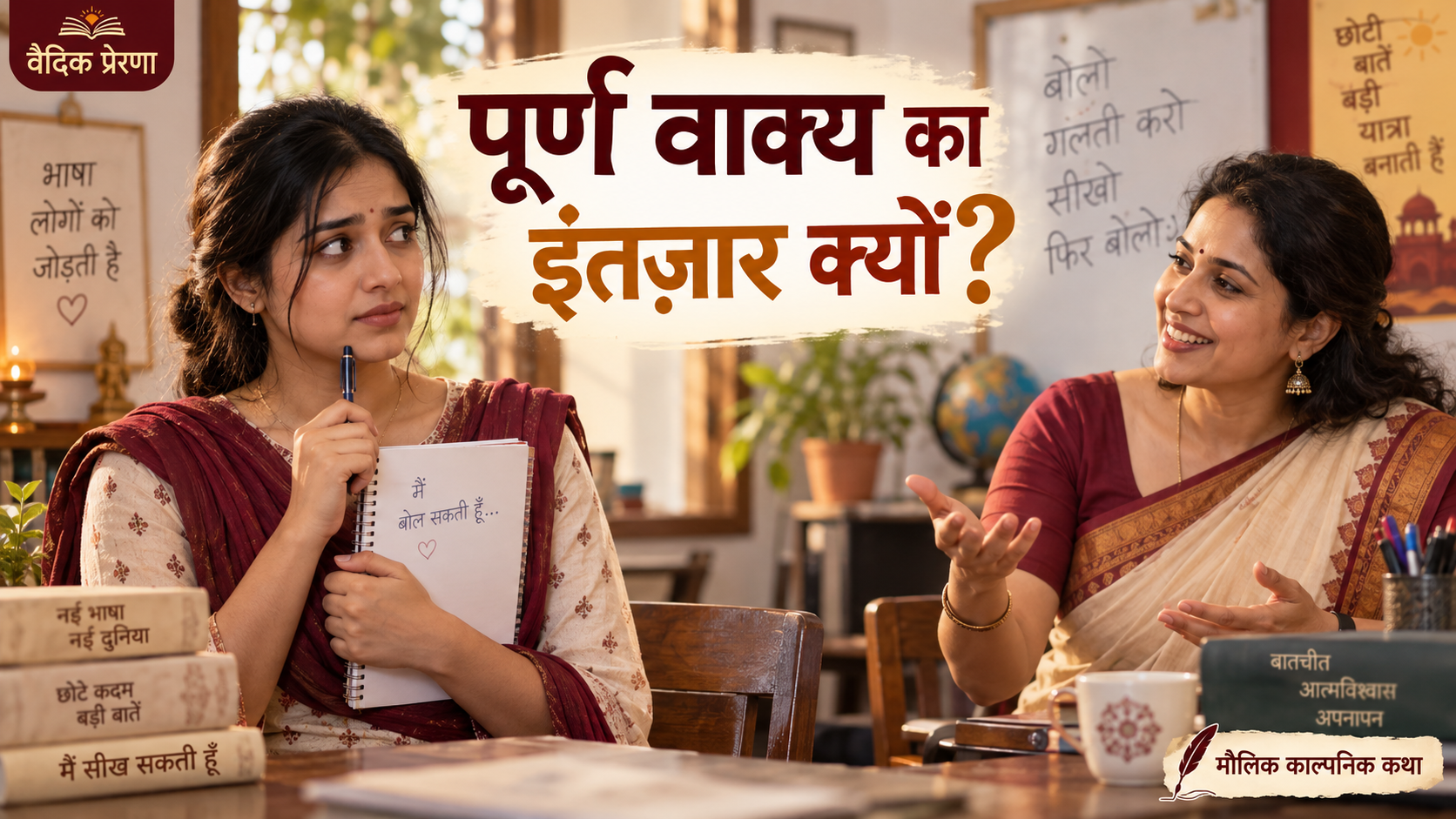 पूर्ण वाक्य के इंतजार में रुकी बातचीत: रेवती ने पहला प्रश्न कैसे पूछा