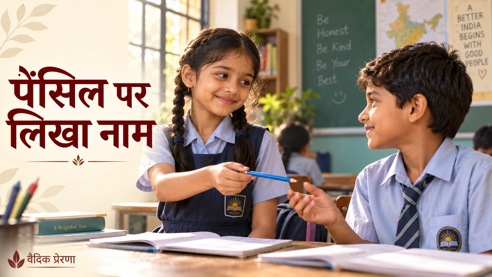 पेंसिल पर लिखा नाम: ईमानदारी की वह परीक्षा जिसमें कोई अध्यापक नहीं था