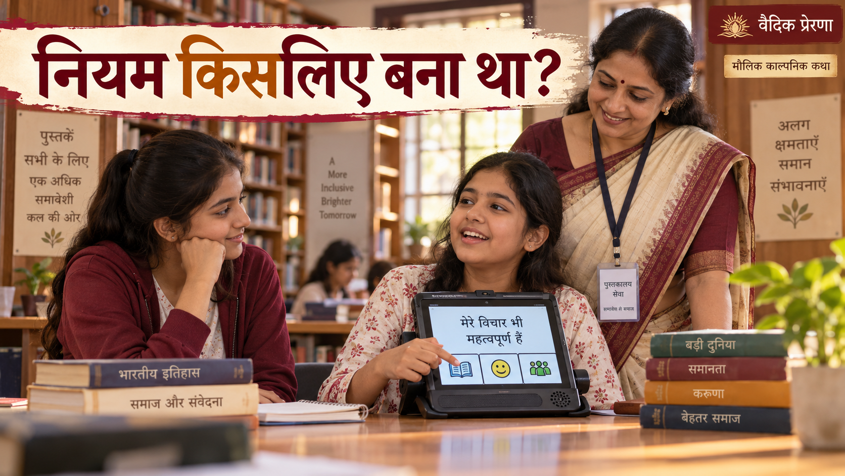 शांत पुस्तकालय में बोलती मशीन: समान नियम का उद्देश्य किसे भूल गया?