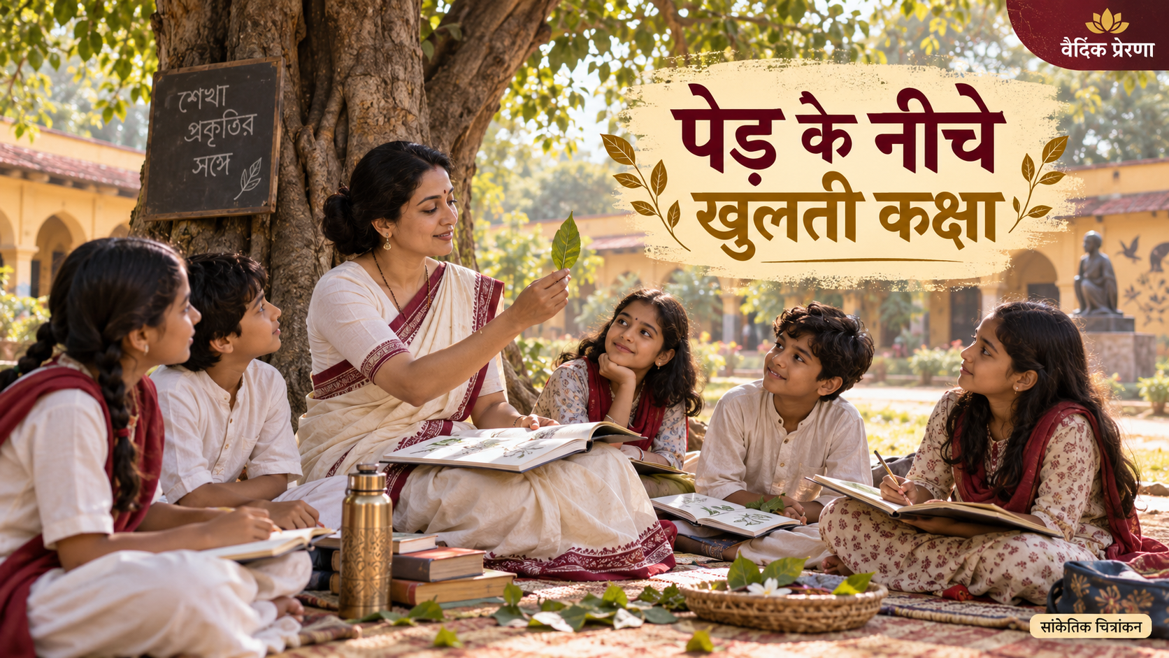 शांतिनिकेतन की प्रेरणा: कक्षा बदलने से पहले सीखने की दृष्टि कैसे बदले?