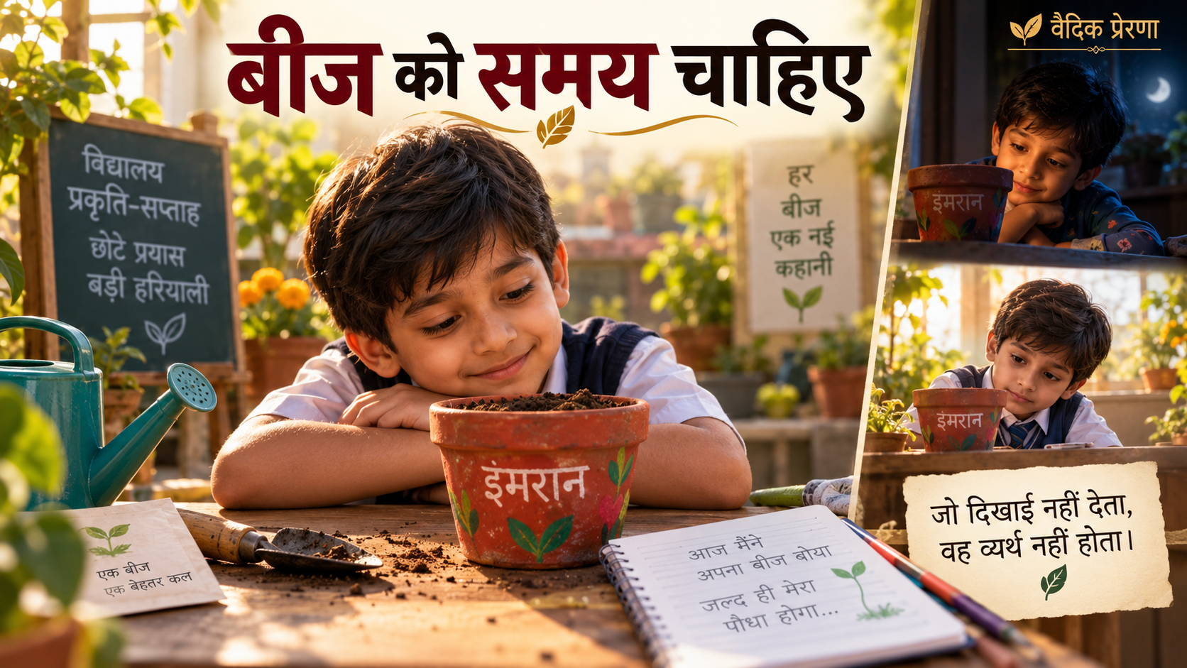 मिट्टी के नीचे छिपा बीज: जो दिखाई नहीं देता, वह व्यर्थ नहीं होता