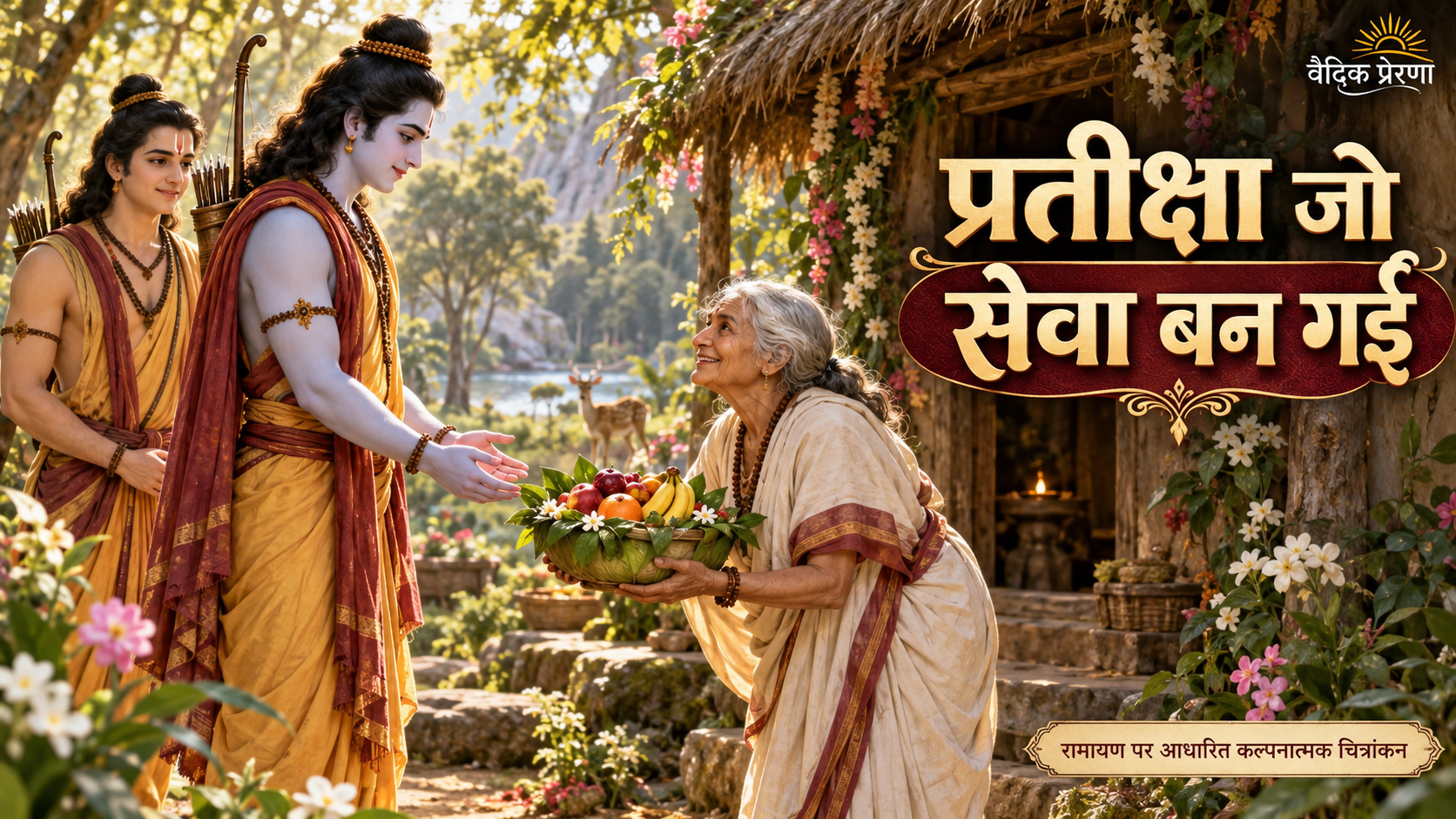 शबरी का स्वागत: प्रतीक्षा को निष्क्रिय रहने के बजाय सेवा में कैसे बदलें?