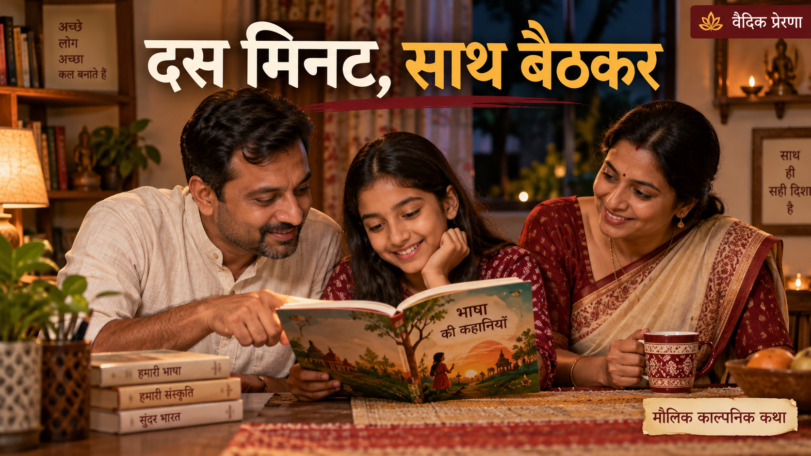दस मिनट की साझा पढ़ाई: पिता और बेटी ने एक-दूसरे को कैसे सुना