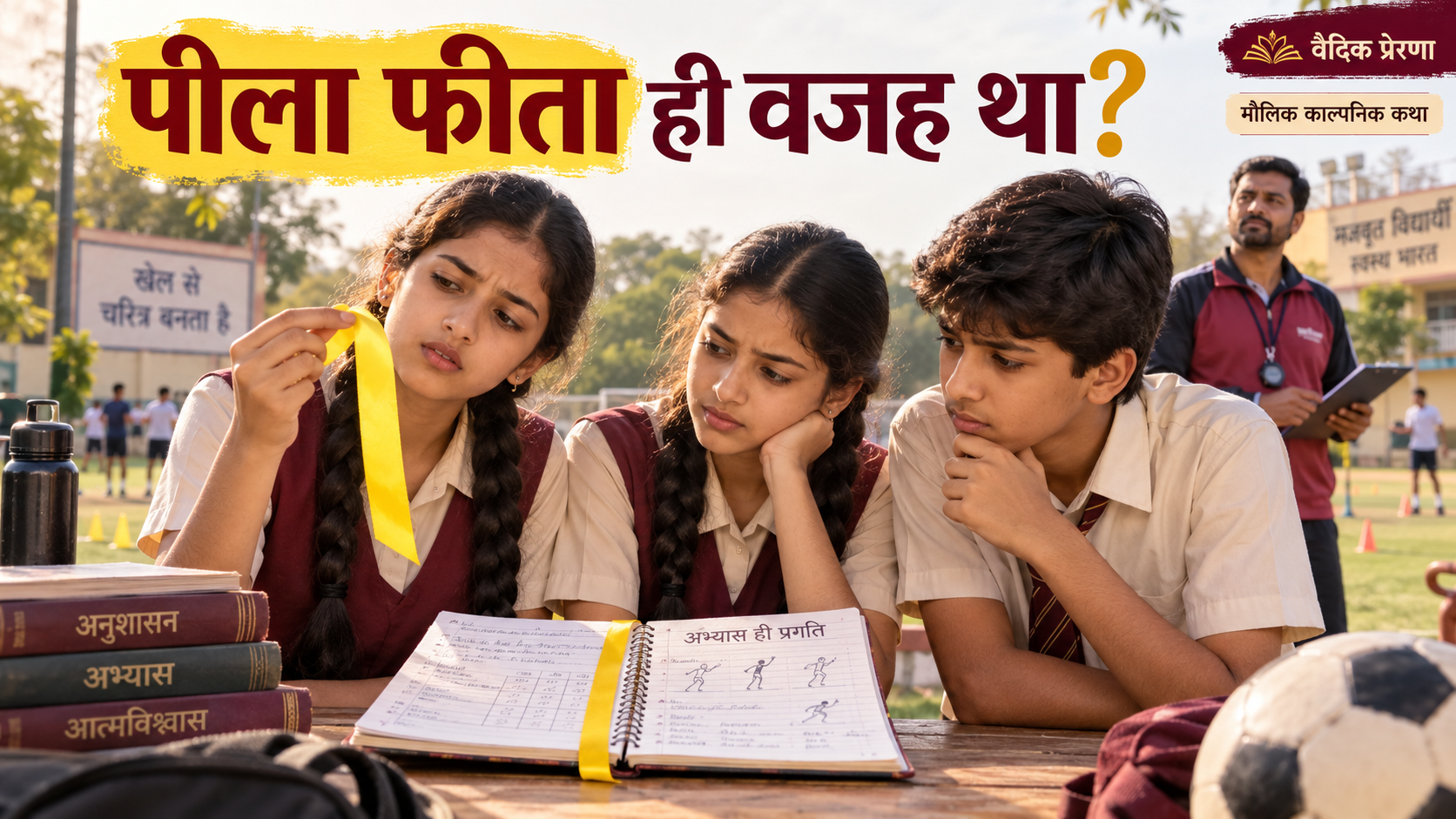 पीला फीता और विजेता टोली: साथ दिखाई देना ही कारण होना नहीं