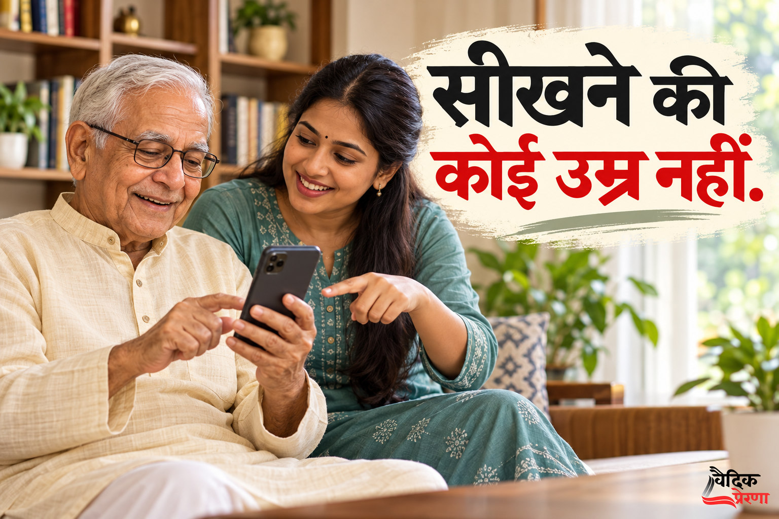 बुजुर्ग का पहला वीडियो कॉल: सीखने में जल्दी किस बात की