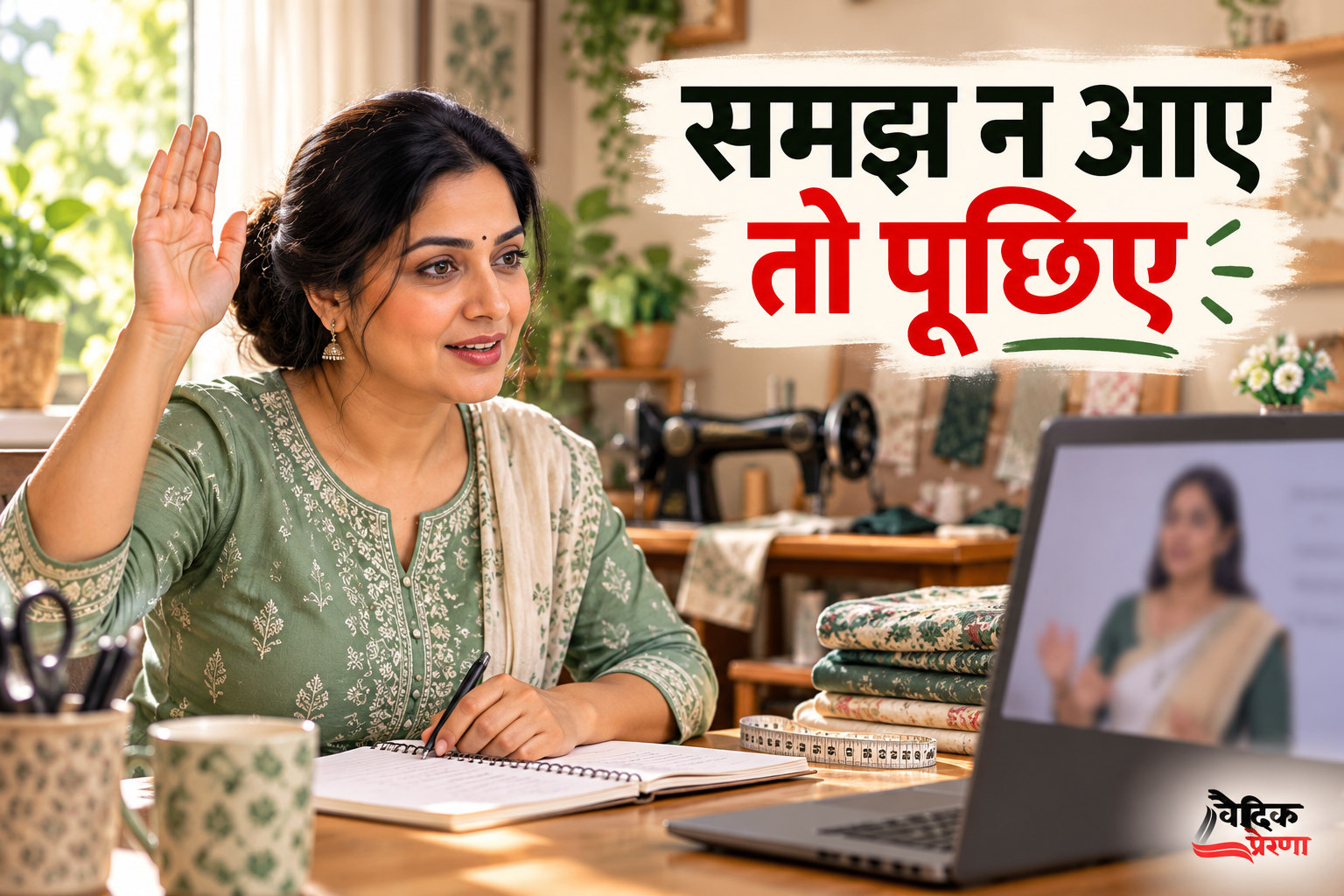 ऑनलाइन कक्षा में प्रश्न: समझ न आए तो पूछिए