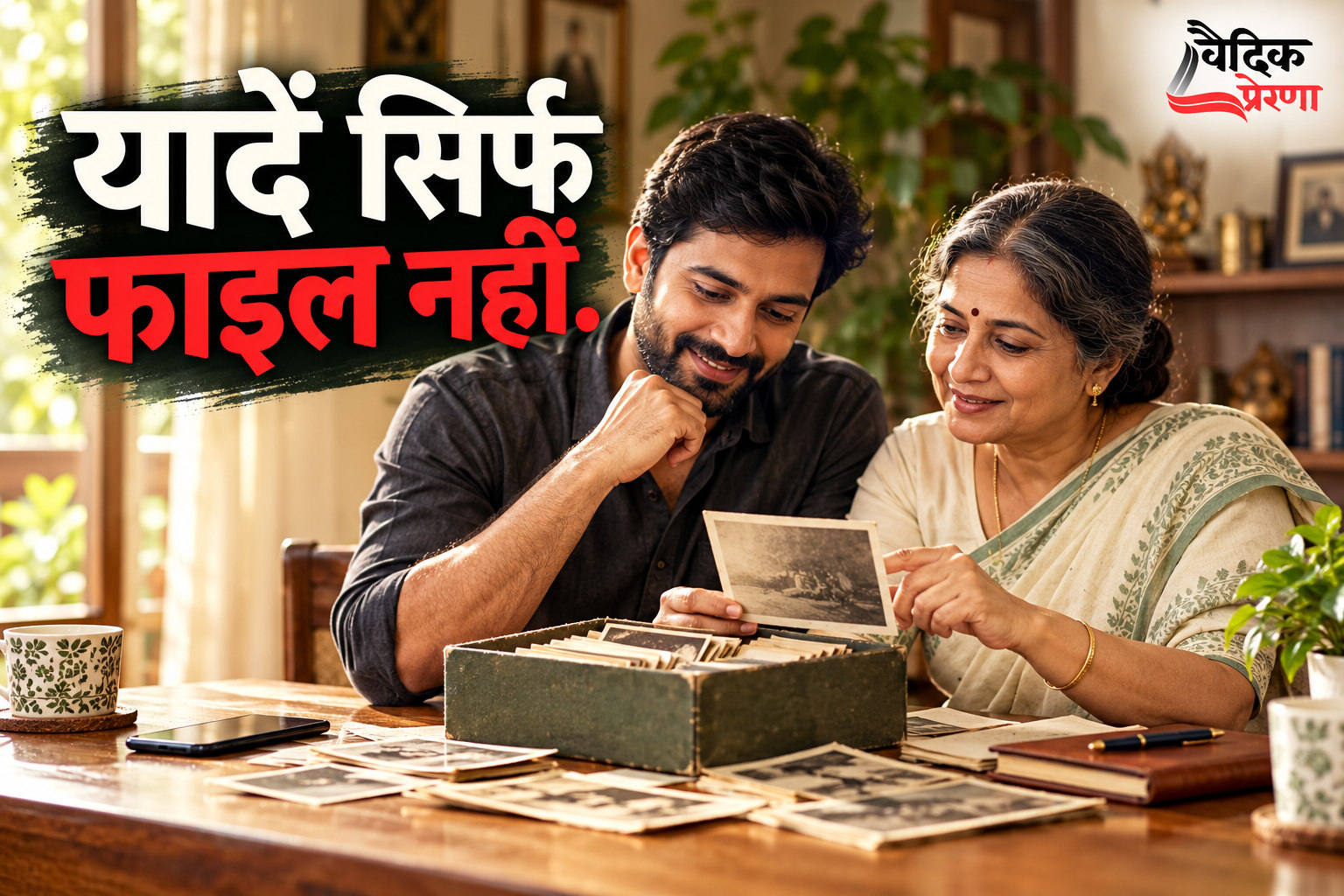 डिजिटल यादों की सफाई: दादी की आवाज कहाँ रखी है