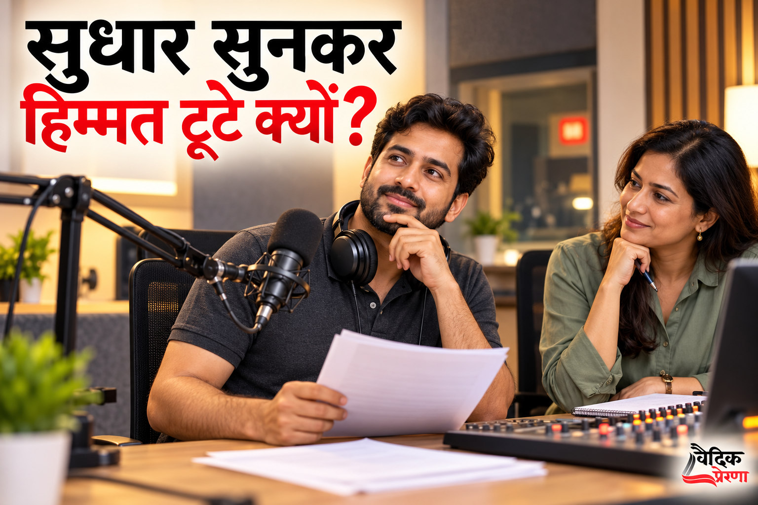 सम्मान से दिया गया फीडबैक: अर्णव की पहली रिकॉर्डिंग