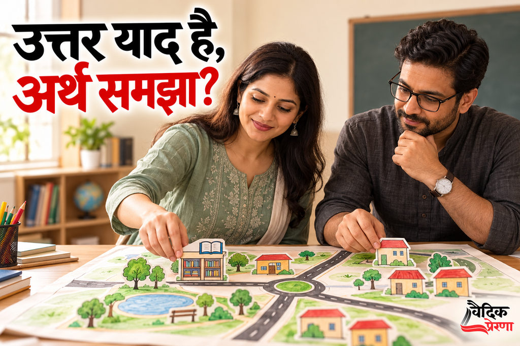 रटने से समझने तक: रिया का अधूरा सहयोग