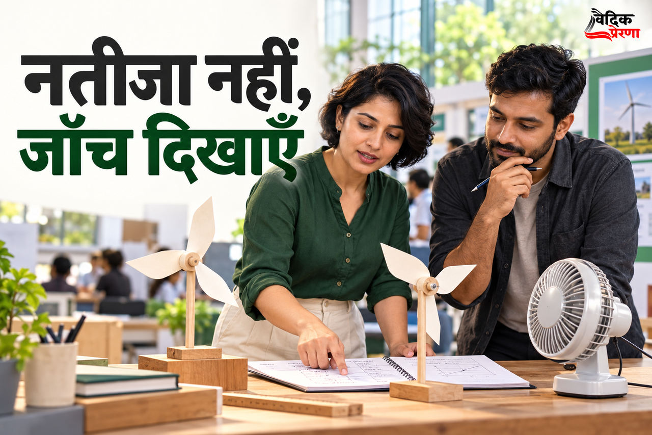 घूमते पंखों के सामने ठहरा प्रश्न: रोहित का विज्ञान मेला