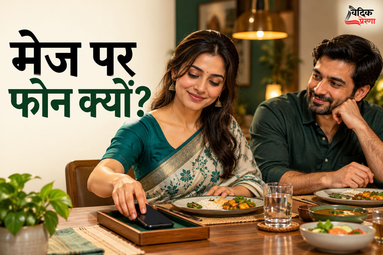 मेज के किनारे छोटी ट्रे: अनन्या ने साथ बैठने का समय चुना