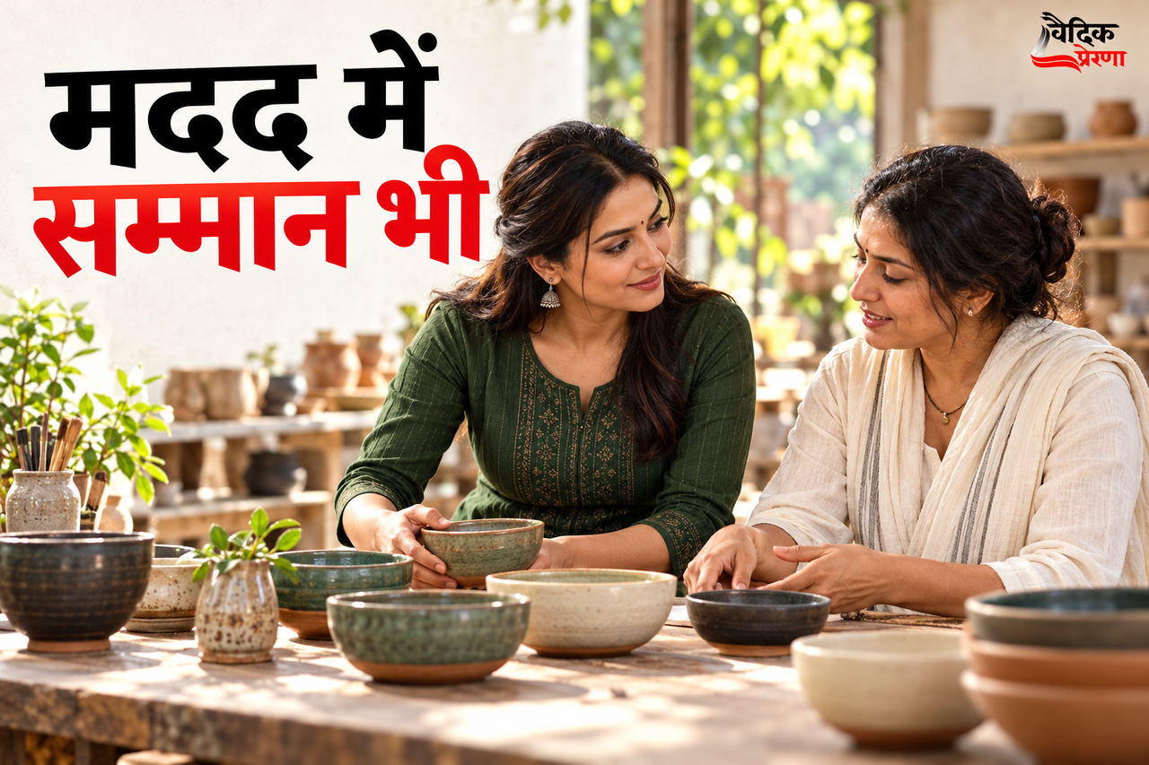 मिट्टी के दो कटोरे: गरिमा ने मदद का ढंग बदला