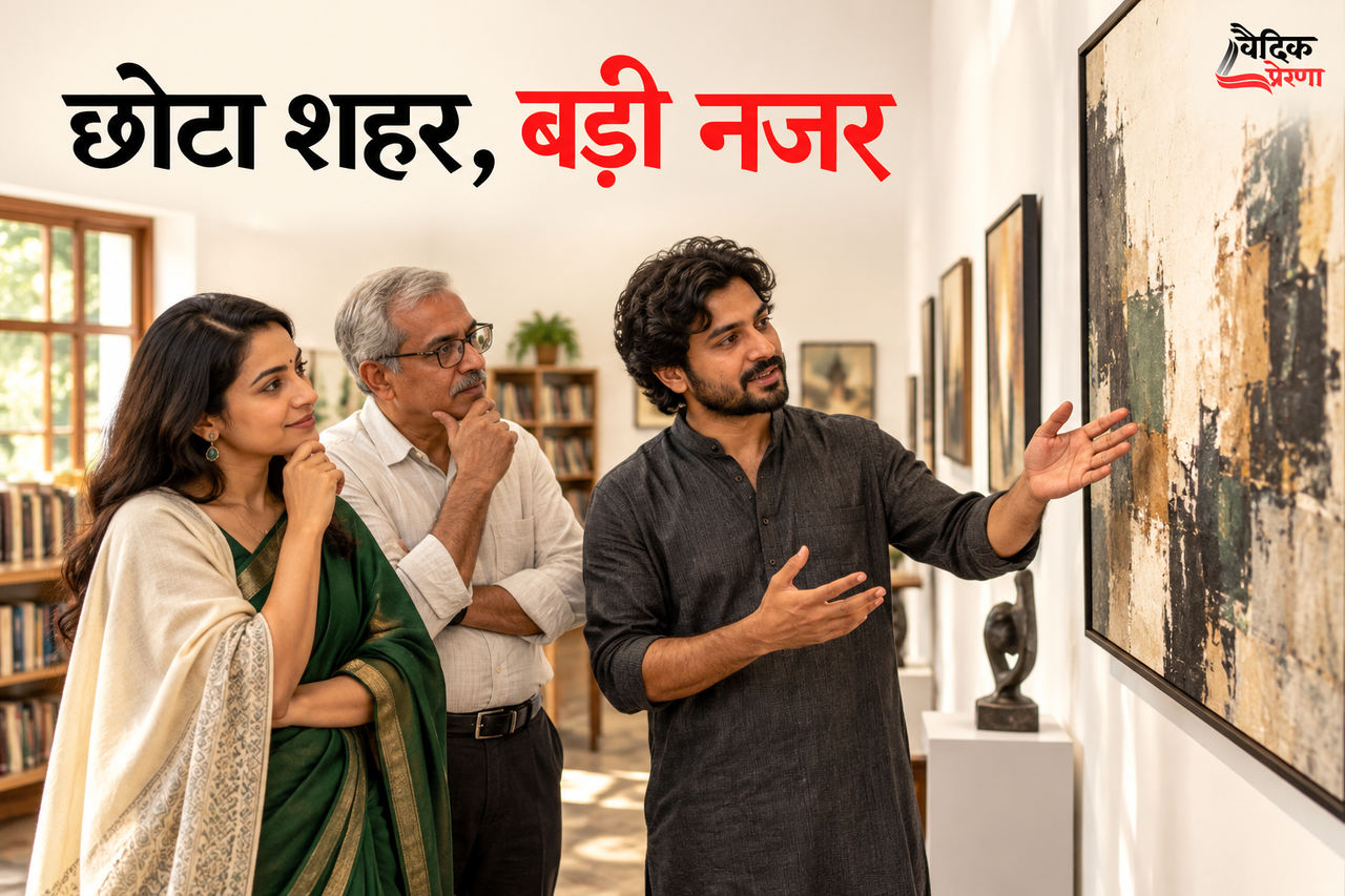 पठन कक्ष की तीन दिन की प्रदर्शनी: ओजस्वी को अपने शहर ने क्या दिखाया