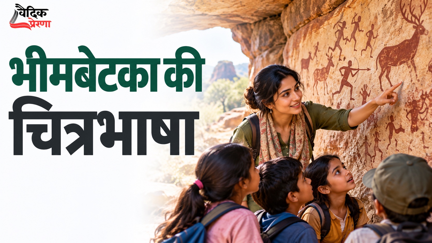 भीमबेटका की चित्रभाषा: जिनकी लिखित डायरी नहीं, उनका जीवन कैसे पढ़ें?