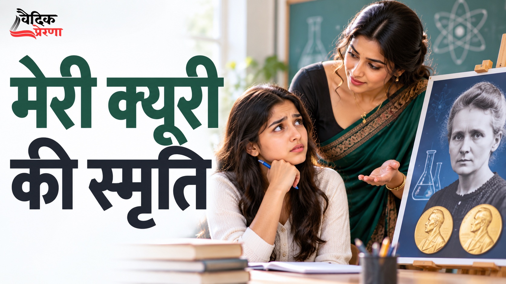 मेरी क्यूरी की स्मृति: पुरस्कार की तस्वीर से पहले कौन-सा प्रश्न था?