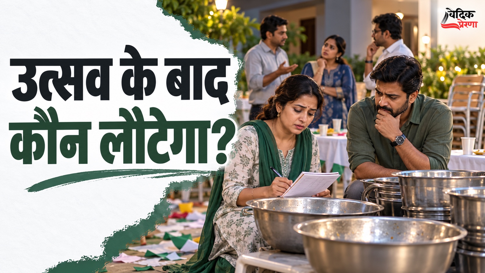 उत्सव के बाद कौन लौटेगा? खाली कटोरों ने दिखाई पूरी जिम्मेदारी