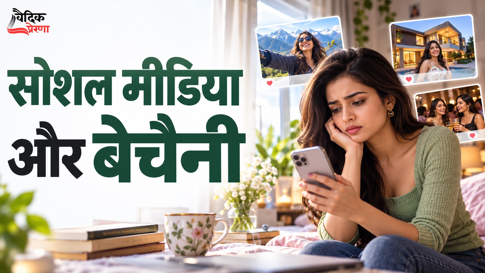 सोशल मीडिया से तुलना, चिंता और असंतोष क्यों बढ़ रहा है?