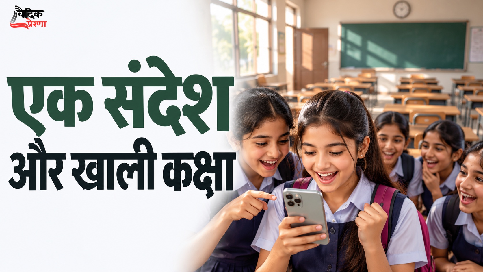 एक संदेश और खाली कक्षा: सुनी हुई बात आगे बढ़ाने से पहले