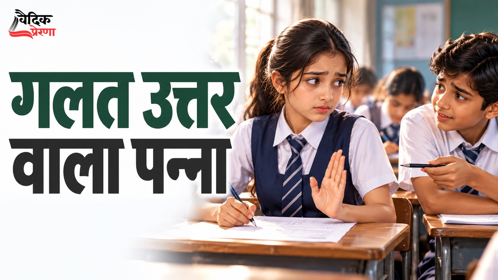 गलत उत्तर वाला पन्ना: मदद और नकल के बीच की पतली रेखा