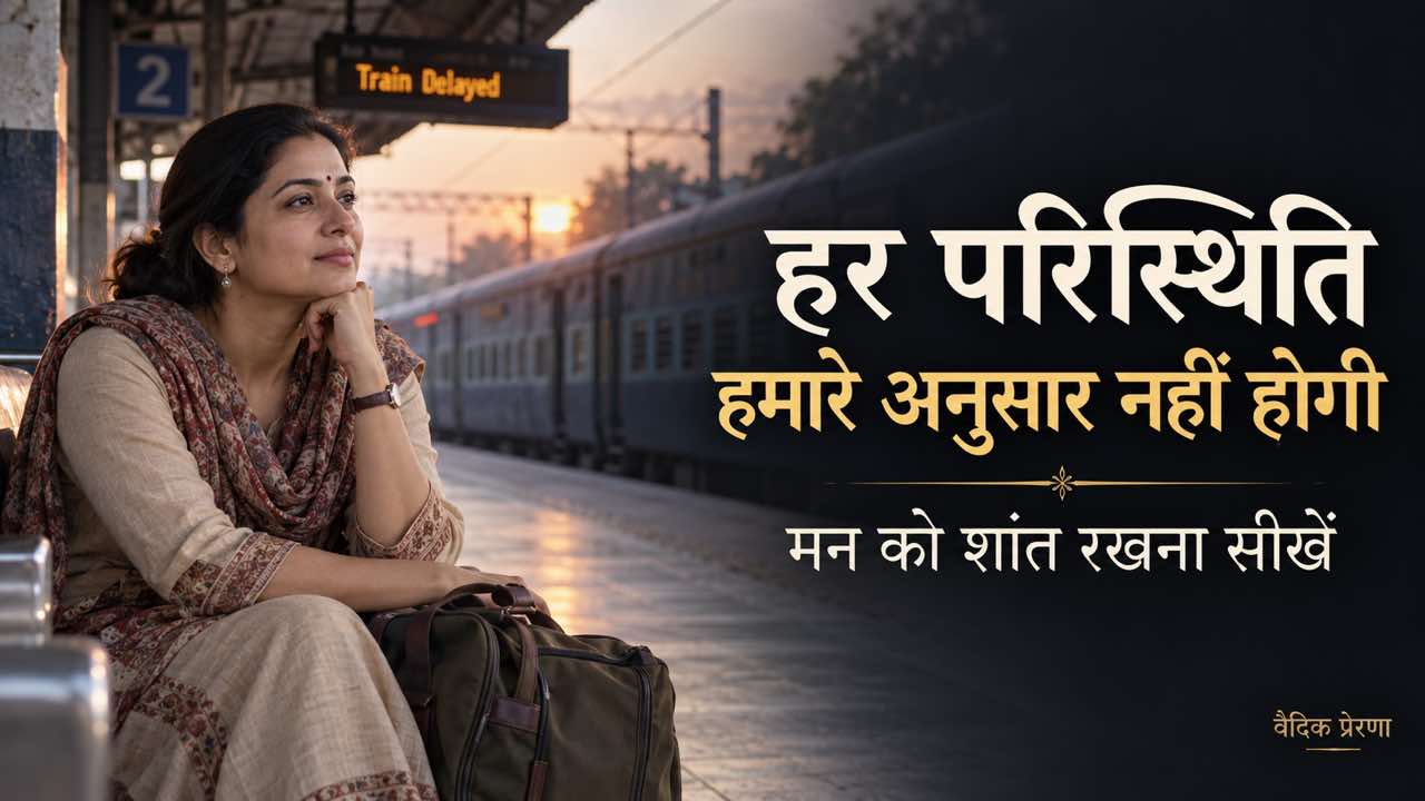 मन को शांत रखना सीखें—हर परिस्थिति हमारे अनुसार नहीं होगी
