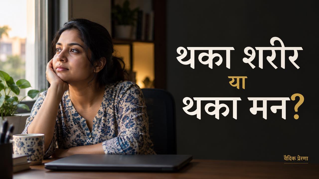 मन की थकान पहचानें—शरीर नहीं, कभी-कभी मन को विश्राम चाहिए