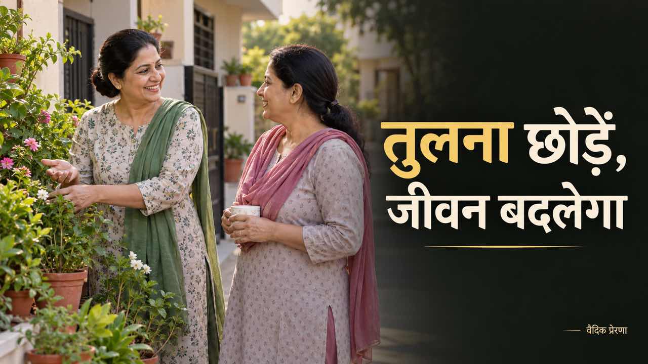 दूसरों से तुलना करना बंद करेंगे तो जीवन कैसे बदलेगा?