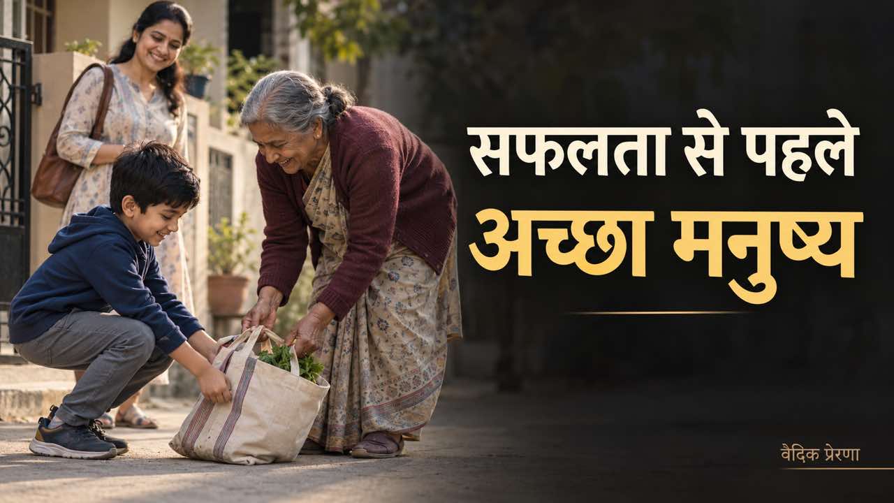 माता-पिता बच्चों को सफल बनाने से पहले अच्छा मनुष्य कैसे बनाएँ?