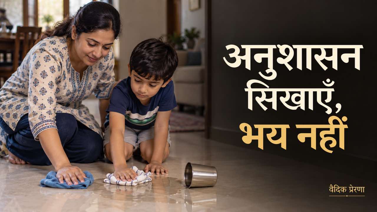 बच्चों को अनुशासन सिखाएँ, लेकिन भय पैदा न करें
