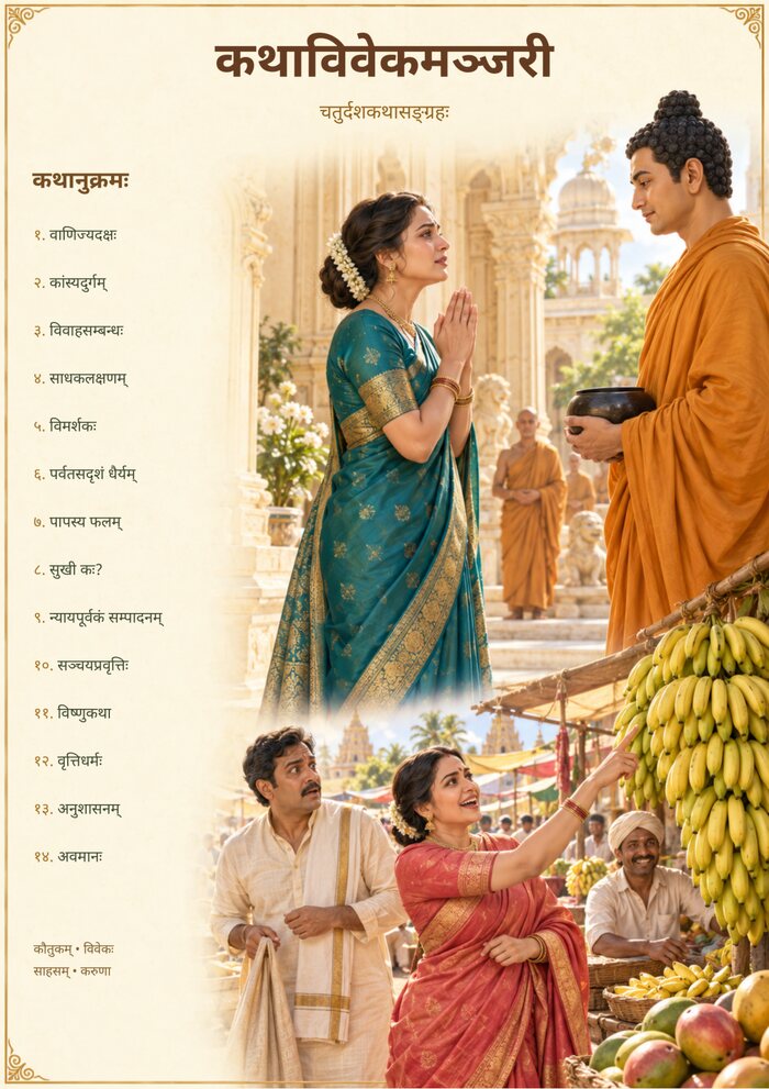कथाविवेकमञ्जरी पुस्तक कवर